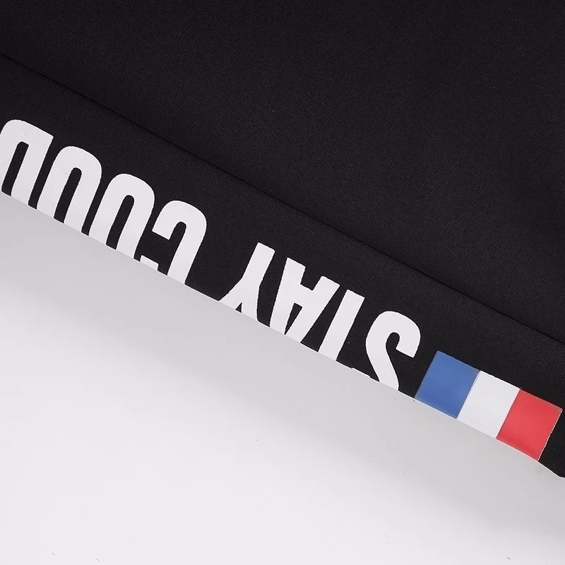 Spring Tracksuit Men Hooded Patchwork Hoodie Set Male Letter Printed Mens Sweat Suit Hoody Autumn 2PCS Fitness Clothing 2019 New