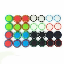 16PcsFor Игровая приставка Сони PS4 Thumbsticks игровые аксессуары случайный цвет силиконовые аналоговый контроллер силиконовый захват большого пальца Кепки крышка