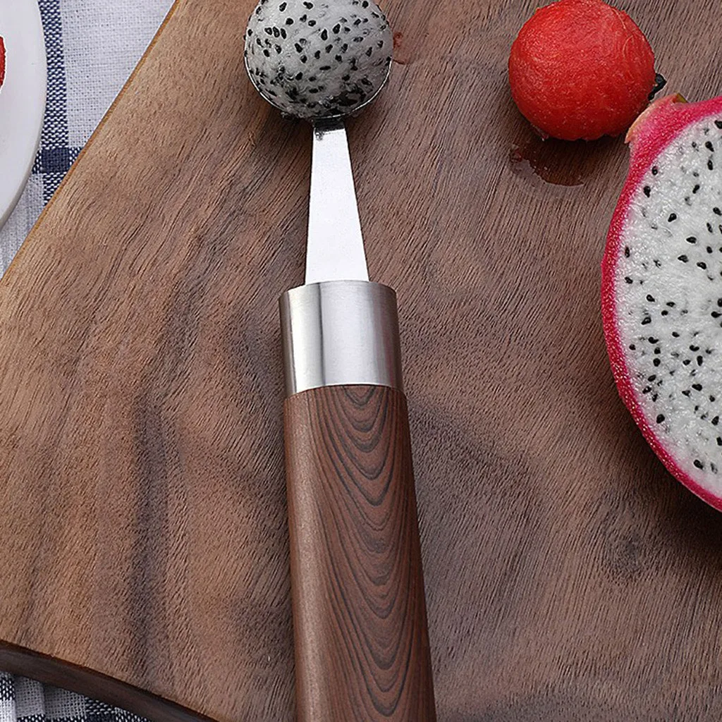 Ложка для фруктов практичный бытовой ложка для фруктов Творческий ложка для арбуза копания мяч 18,6 см прочный домашний кухонный инструмент