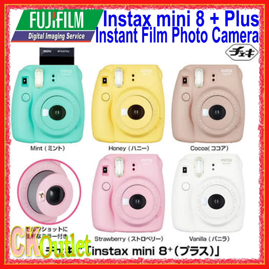 New Fujifilm Instax Mini 8 Plus Free Gift For Polaroid Instant Photo Camera Film Photo Camera In 4 Colors Fujifilm Instax Mini 8 Instax Mini 8instax Mini 8 Plus Aliexpress