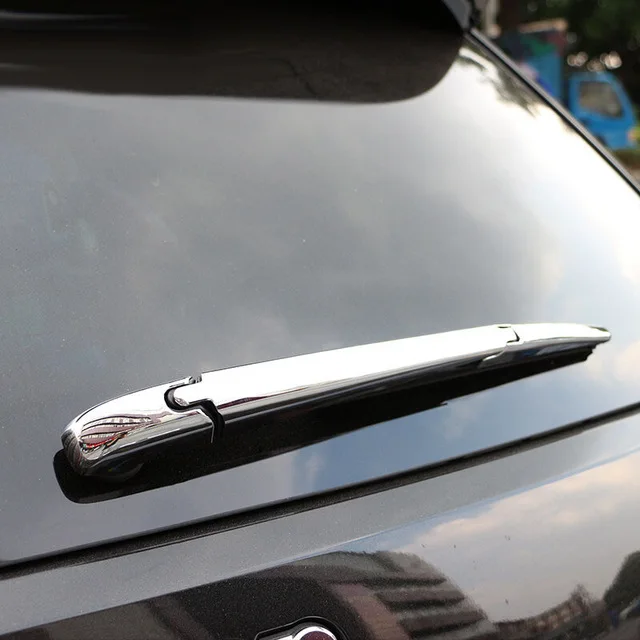 

ABS Chrome FOR Jeep Cherokee KL 2014 2015 2016 2017 2018 car rear window Wiper strip frame Cover Trim sticker Accessories