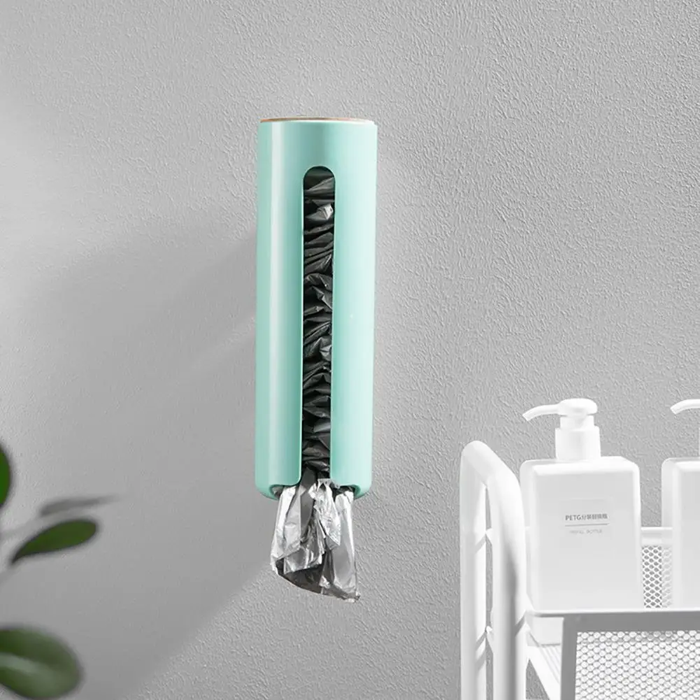 

HobbyLane Nordic Kitchen Toilet Garbage Bag Home Macaron Plastic Wall Mount Garbage Bag