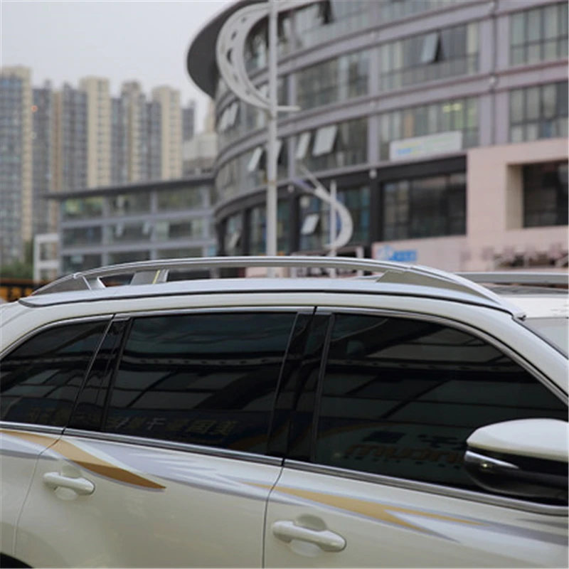 For Toyota highlander 2015 2019 Roof Rack Rails Bar Luggage Carrier