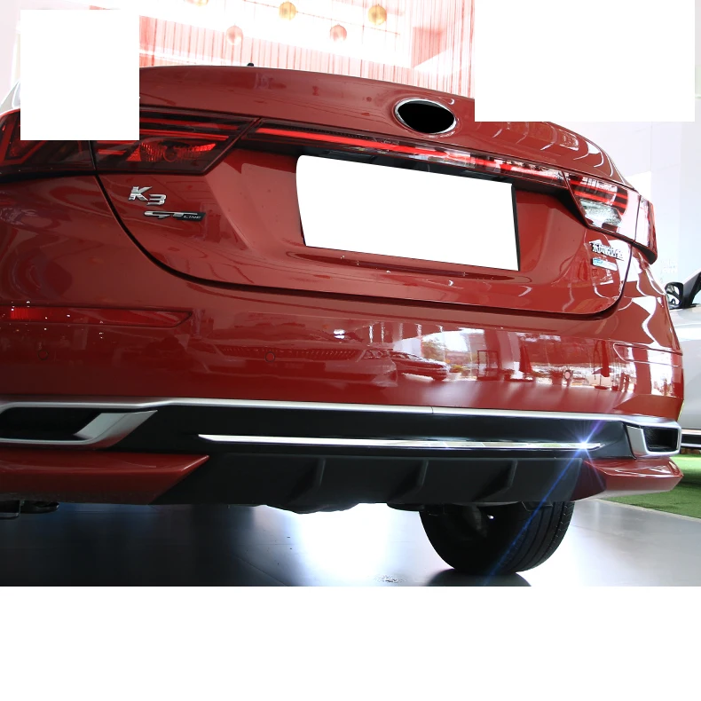 Lsrtw2017 Нержавеющая сталь автомобиль задней полосы заднего бампера Планки для Kia K3 кіа Cerato