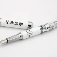 Керамическая знаменитая китайская живопись Лошадь достичь немедленной победой Средний Перьевая ручка