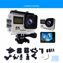 KaRue Спортивная камера Allwinner V3 экшн Камера DV c Wi-Fi Функция 1080 P 60fps 2,0 дюйма ЖК-дисплей 170D HD с возможностью погружения на глубину до 30 м Водонепроницаемый видео Камера