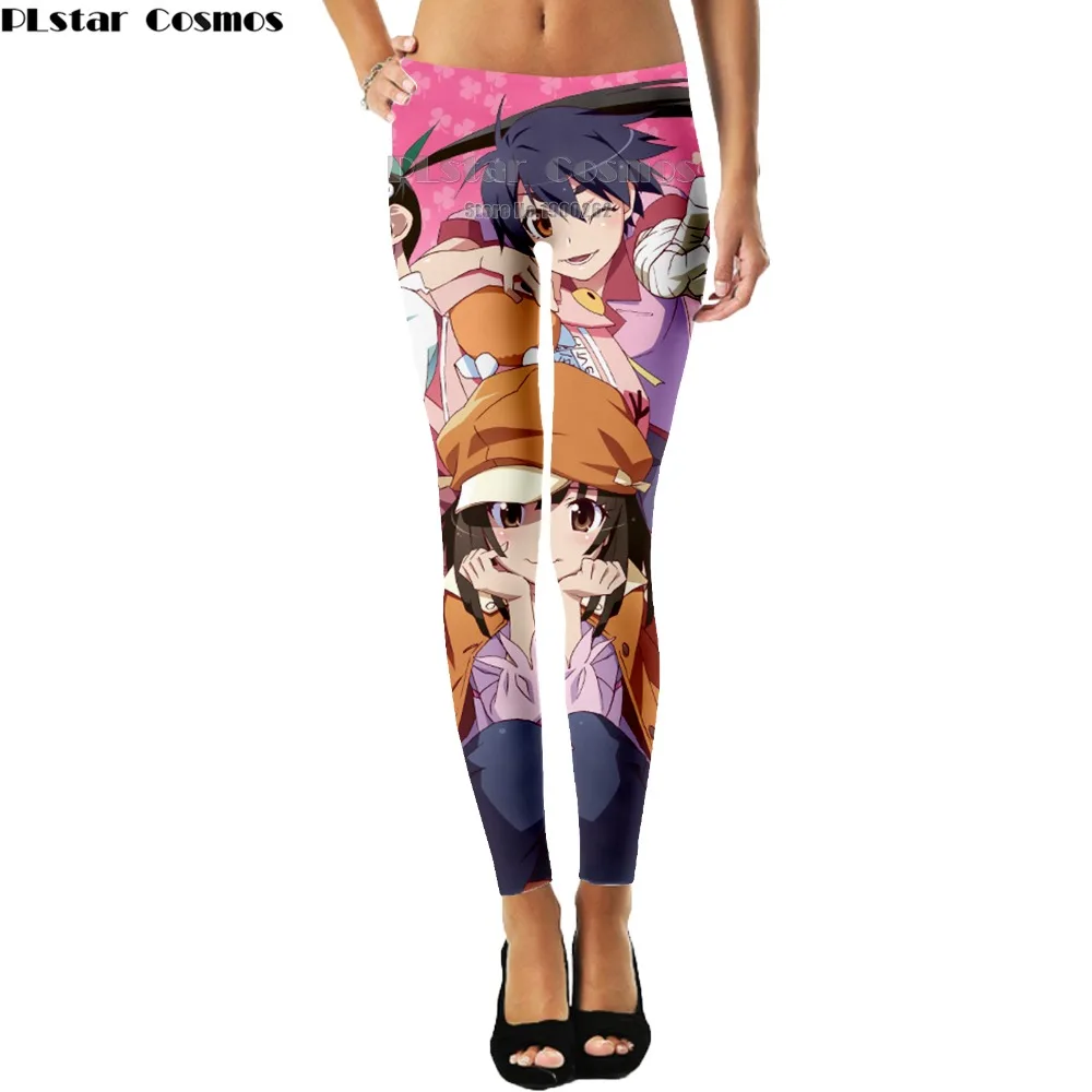 

PLstar Cosmos Harajuku style bakemonogatari Leggings Popular Brand 3D Full Print Women Plus size S-3XL