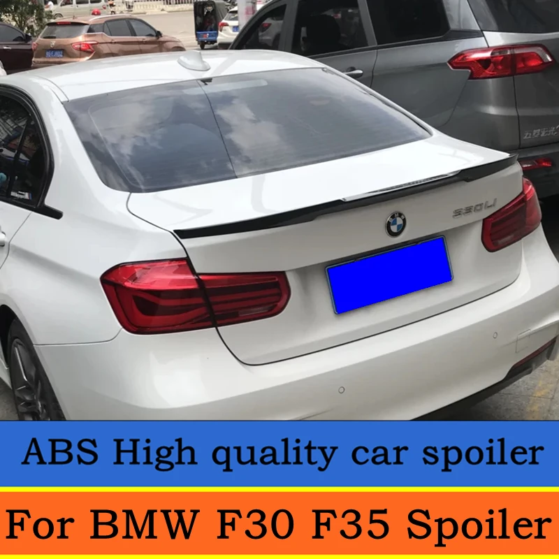 

For BMW M4 style 320i 320li 325li 328i Spoiler High Quality ABS Material Spoiler DIY color Primer For F30 F35 Spoiler 2013-2017