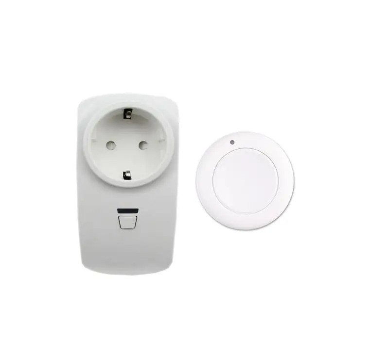 

433mhz RF Remote control socket switch AC 110V 220V European EU standard socket with button transmitter