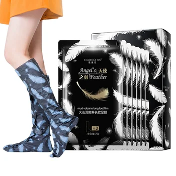 

New Volcanic mud Extract Tender Foot Membrane Foot Dead Skin Mask Peeling Skin Feet Spa Detox Foot Patch Skin Care Cream