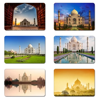 

Taj Mahal Mausoleum India Architecture Cool Designs Nature Rubber Table Mouse Pad Laptop Computer Enclosure Mousepad Mat