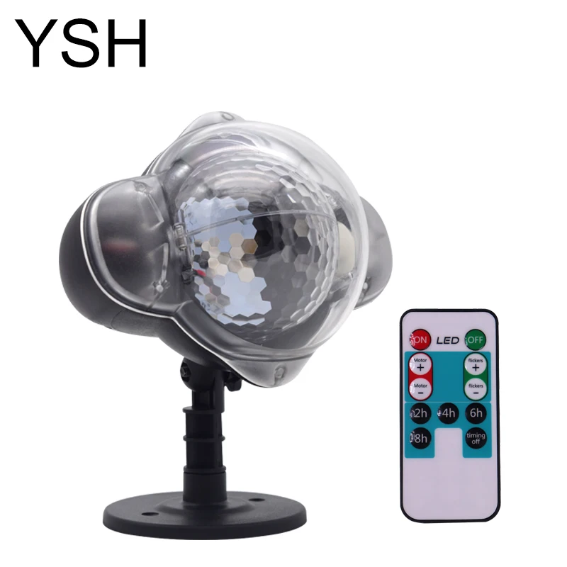 

YSH Christmas Lights Outdoor Star and Heart Patterns Party Light Waterproof LED Garden Lights for Holiday Decoration Maison