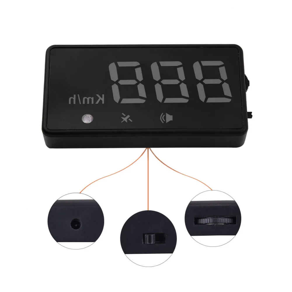  Universal Auto Fahrzeug Auto GPS HUD Head Up Display Auto-Tachometer geschwindigkeit alarm Position