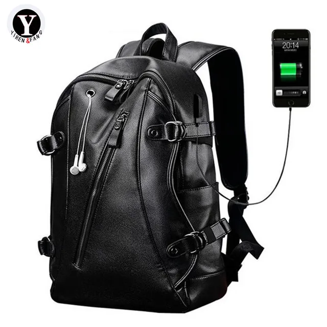 Yirenfang Men Backpack 2017 Leather Famous Brands School Bags For Yirenfang Men Backpack 2017 Leather Famous Brands School Bags For Agers Designer Large Capacity