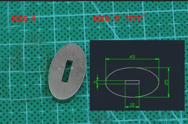 H62 латунь/416 нержавеющая сталь Ручка ножа предохранитель на заказ нож изготовление ручки валик DIY части - Цвет: Тёмно-синий