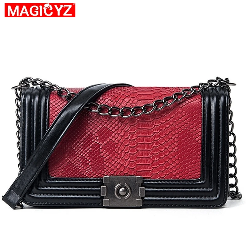 

2019 Fashion Serpentine Woman Shoulder Bags Luxury leather Handbags Famous Brand Women Bags Designer Mujer Bolsas Messenger Bags