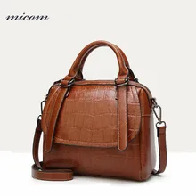 

Micom Fashion Ladies Handbags Alligator Women Small Shoulder Bag Luxury Designer Leather Pillow Crossbody Bags Large Capacity