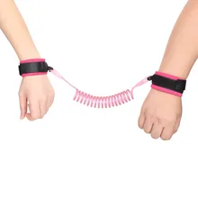 Детские регулируемая тягового каната напоминание манжета для малышей ходить вспомогательный пояс запястье поводок для безопасное обучение ходьбе анти потерял