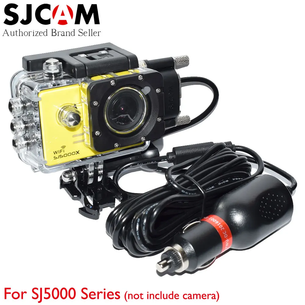 

SJCAM SJ5000 Series Motorcycle Waterproof Case Motorbike Charger for SJ CAM 5000 SJ5000X SJ5000WIFI SJ5000+ Sport Action Camera