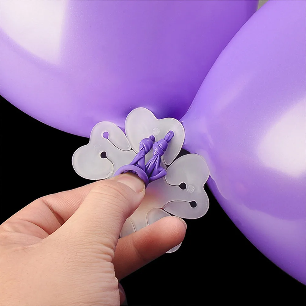 Dropship 1PCS 11in1 Sheet Flower Shape Clip Birthday party decorations kids adult birthday balloons Wedding Decoration Balloons