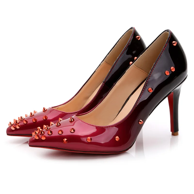 2016 Spring Summer Revits Style Sexy Pointed Toe Shallow Mouth font b Women b font Pumps