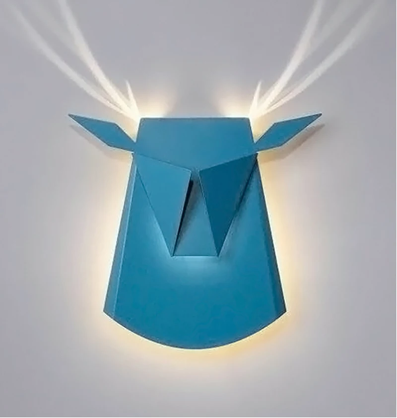 

Washroom Lighting White Metal Wall Decor Vanity Mirror Lights Decorative Sconces LED Corner Light Children's Wall Lighting Lamp