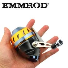 Closed Face Spincast reel Concealed Fishing Wheel Catapults Aluminum alloy Hunting Fish Fishing Reel with Fishing Line Pesca