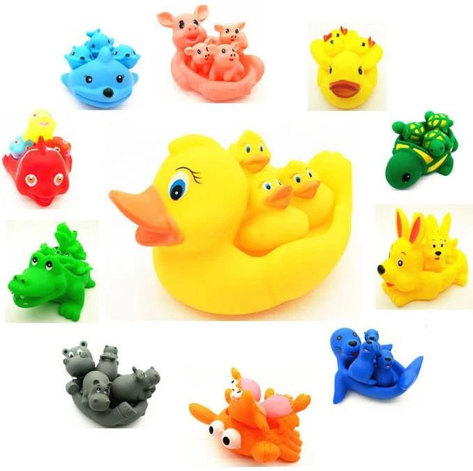 animal rubber ducks