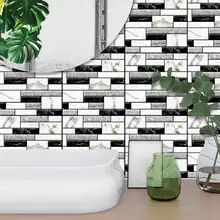 Водонепроницаемый плитка настенная Стикеры самоклеющиеся обои Home Decor Wall Книги по искусству наклейка Гостиная Спальня Ванная комната