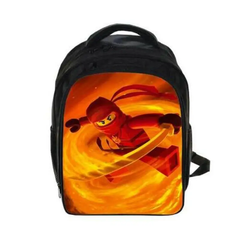 

Kids Cartoon Movie Backpack 2018 Lego For Boys Girls Backpacks Lego Ninjago Pattern SchoolBag Kids Daily Backpacks Best Gift Bag