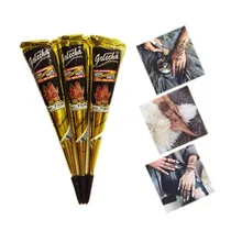 1Pc Fashion Black Henna Temporary tattoo Body Art India tattoo body Paste tube painting product RP1-5