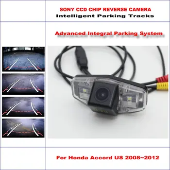 

Backup Rear Reverse Camera For Honda Accord US 2008~2012 HD 860 Pixels 580 TV Lines Intelligent Parking Tracks