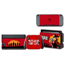 Для красный изображения из фильма «Red Dead Redemption» 2 виниловые наклейки на кожу для Nintend переключатель защитная крышка для игровой консоли