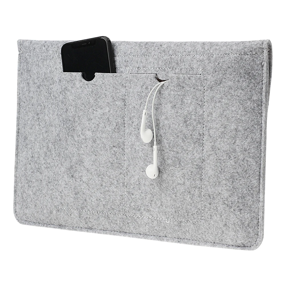Soft Wool Felt For Macbook Air 13 Sleeve Pro 13 Laptop Sleeve For Macbook Air 11 Retina 12 13 15 Sleeve Case Mouse USB Cable Bag (3)