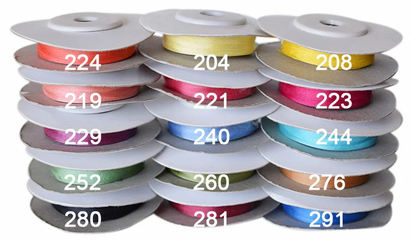 Теплые цвета, 20 мм 3/4 дюйма шириной чистый шелк тутового шелкопряда лента для вышивки ручной работы Двусторонняя тонкая тафта шелковая отделка