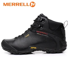 Merrell Мужская обувь для спорта на открытом воздухе, отдыха, туризма, носимых, из натуральной кожи, для альпинизма, пешего туризма, обувь meledje 39-44