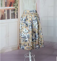 Бесплатная доставка Летний стиль юбки в дизайн и цвет восстановление древних способов длинные плиссированные юбки высоких талии