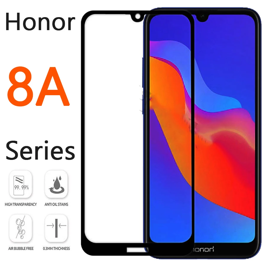 

Protective glass on for huawei honor 8a pro play screen protector 8 a tempered film a8 honor8a play8a hon protection onor 8apro