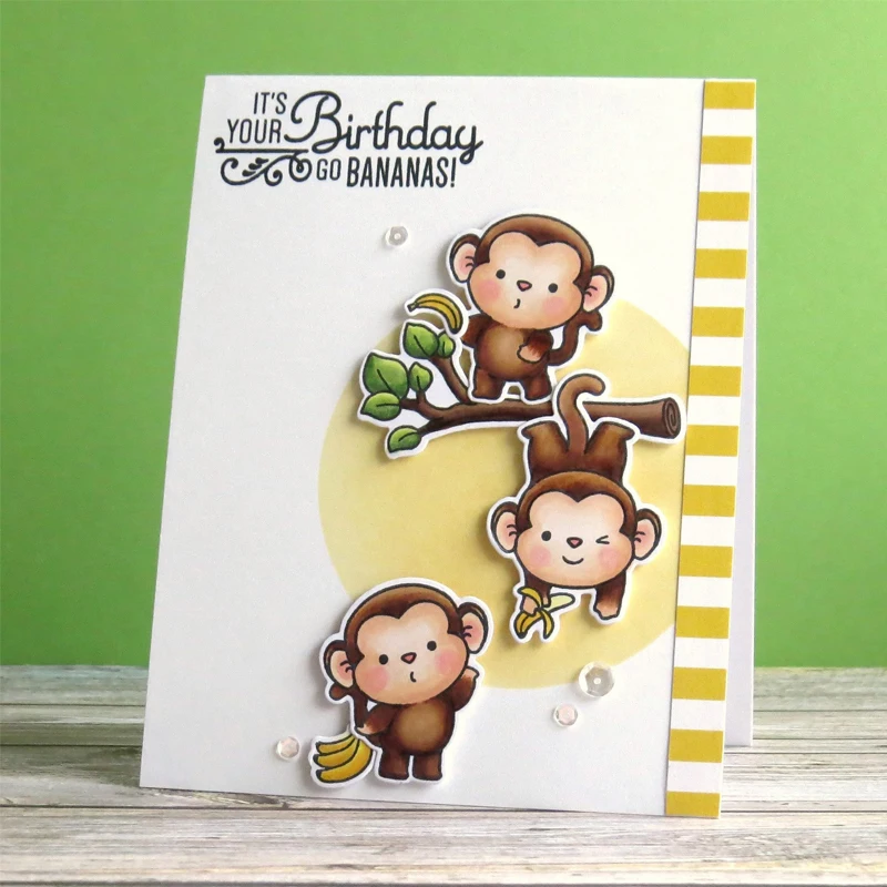 Chunky-Monkey-Transparent-Clear-Silicone-Stamp-Seal-for-DIY-Scrapbooking-Photo-Album-Decorative-Card-Making-Clear