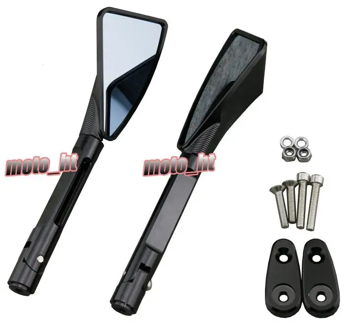 CNC Rear View Side Rearview Wing Mirrors Assembly , Left & Right Motorcycle Spare Parts Accessories