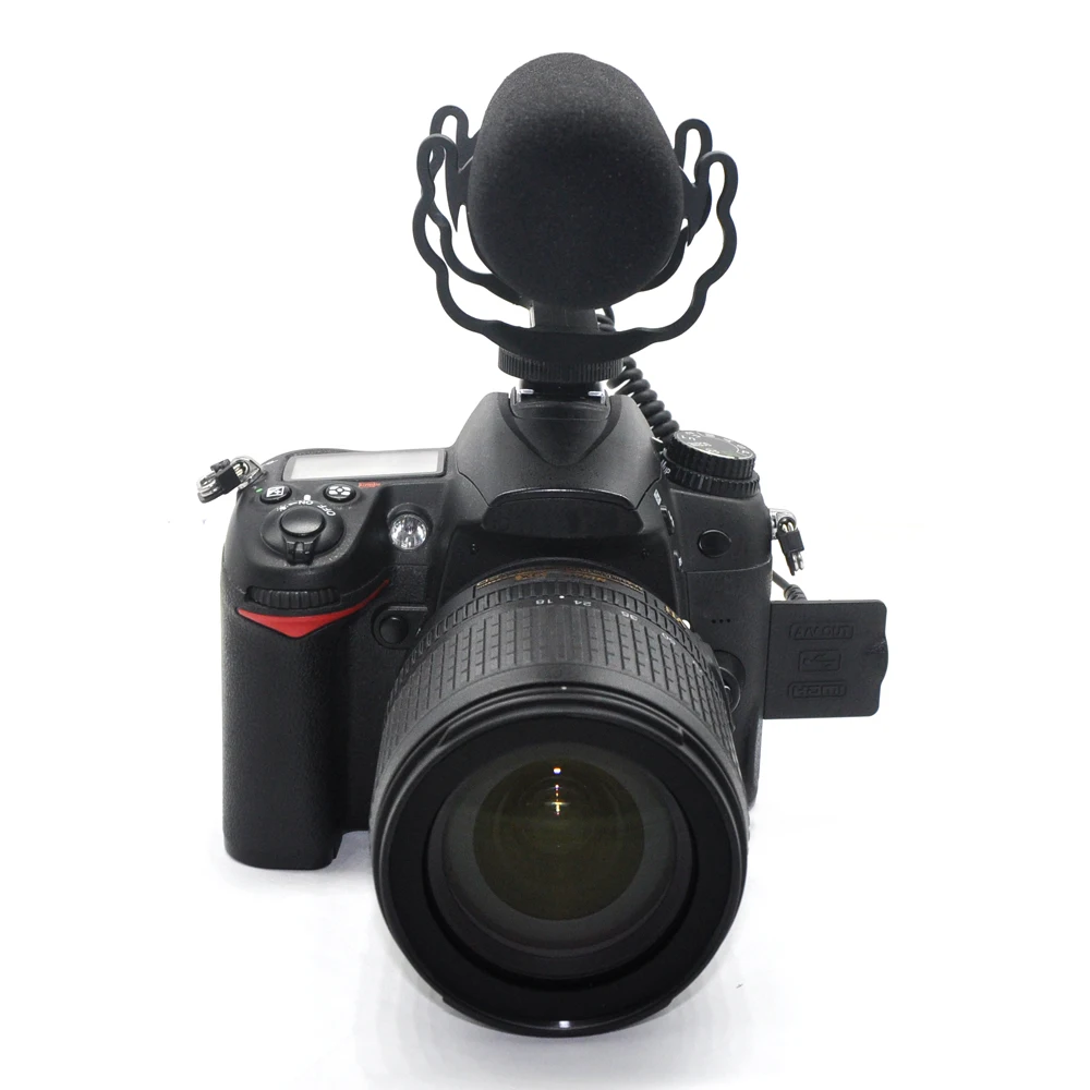 Легкий микрофон для камеры/фотографии интервью видео аудио камеры Nikon Canon DSLR|3.5mm