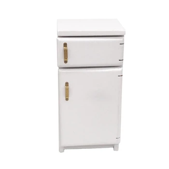 

Mini Doll House Furniture Refrigerator Mini Living Room Pretend Toy Doll House Refrigerator Accessories Children'S Toys