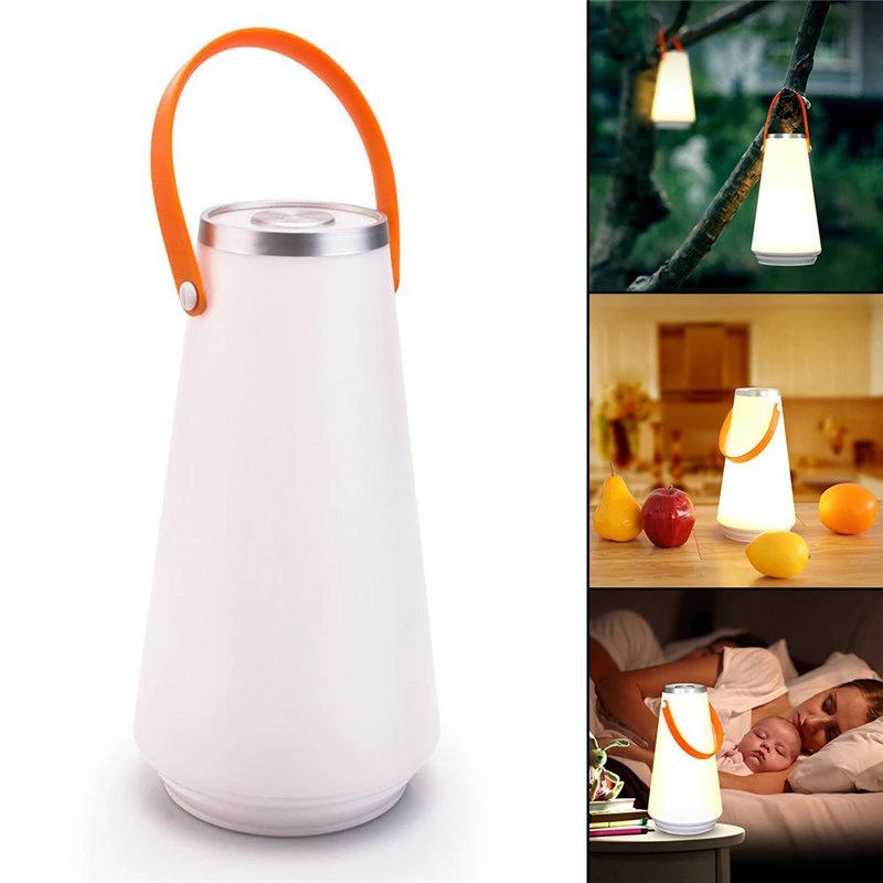Portable Camping Lantern Wireless Led Night Light Rechargeable Table Lamp Touch Sensor Outdoor Usb Charger Book Light Bedroom Table Lamp Lamp Touchtable Lamp Touch Aliexpress