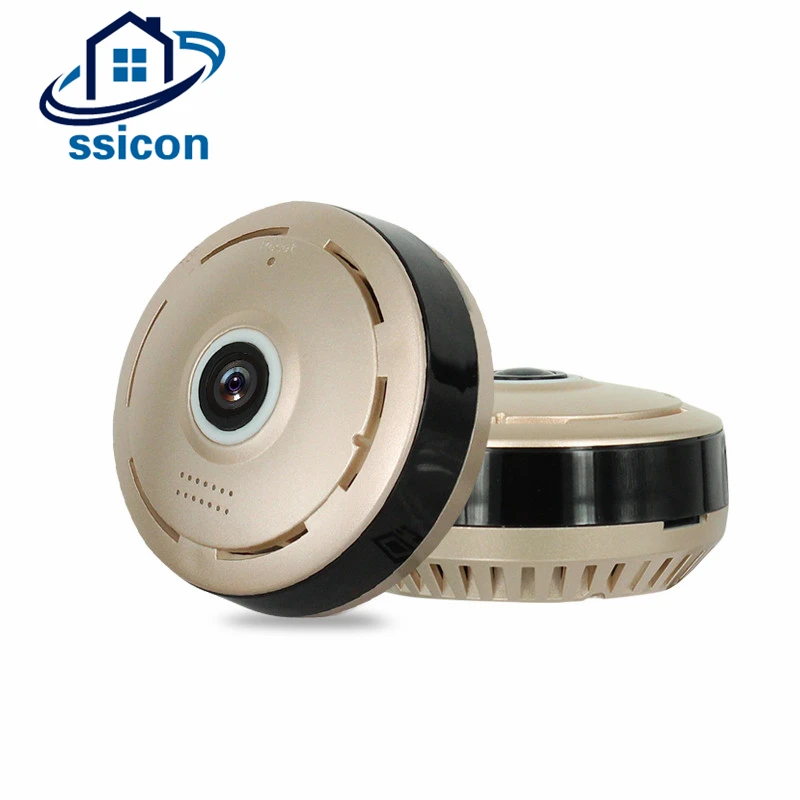 SSICON Mini Wifi IP Camera 96P 360 Degree Camera IP Fisheye Panoramic 1.3MP WIFI PT IP Cam Wireless Video Surveillance Camera SSICON Mini Wifi IP Camera 96P 360 Degree Camera IP Fisheye Panoramic 1.3MP WIFI PT IP Cam Wireless Video Surveillance Camera