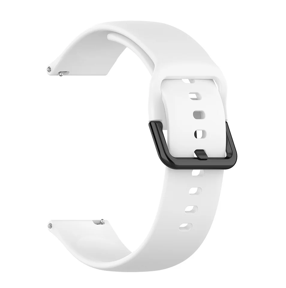 Силиконовый ремешок для часов amazfit bip для NOKIA STEEL HR 40 мм ремешок для NOKIA WITHING STEEL HR 40 мм ремешок браслет для Nokia band - Цвет: white
