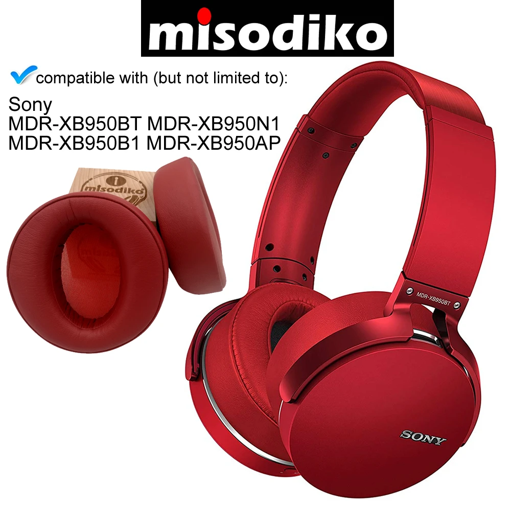 Misodiko сменные амбушюры подушки для sony MDR-XB950BT MDR-XB950N1 XB950AP XB950/H XB950B1 беспроводные наушники