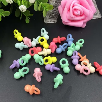 

100pcs/lot High Quality Feeder Boys Girls birthday Decorations Baby Mini Pacifiers Feeding Dummies Soother Nipples
