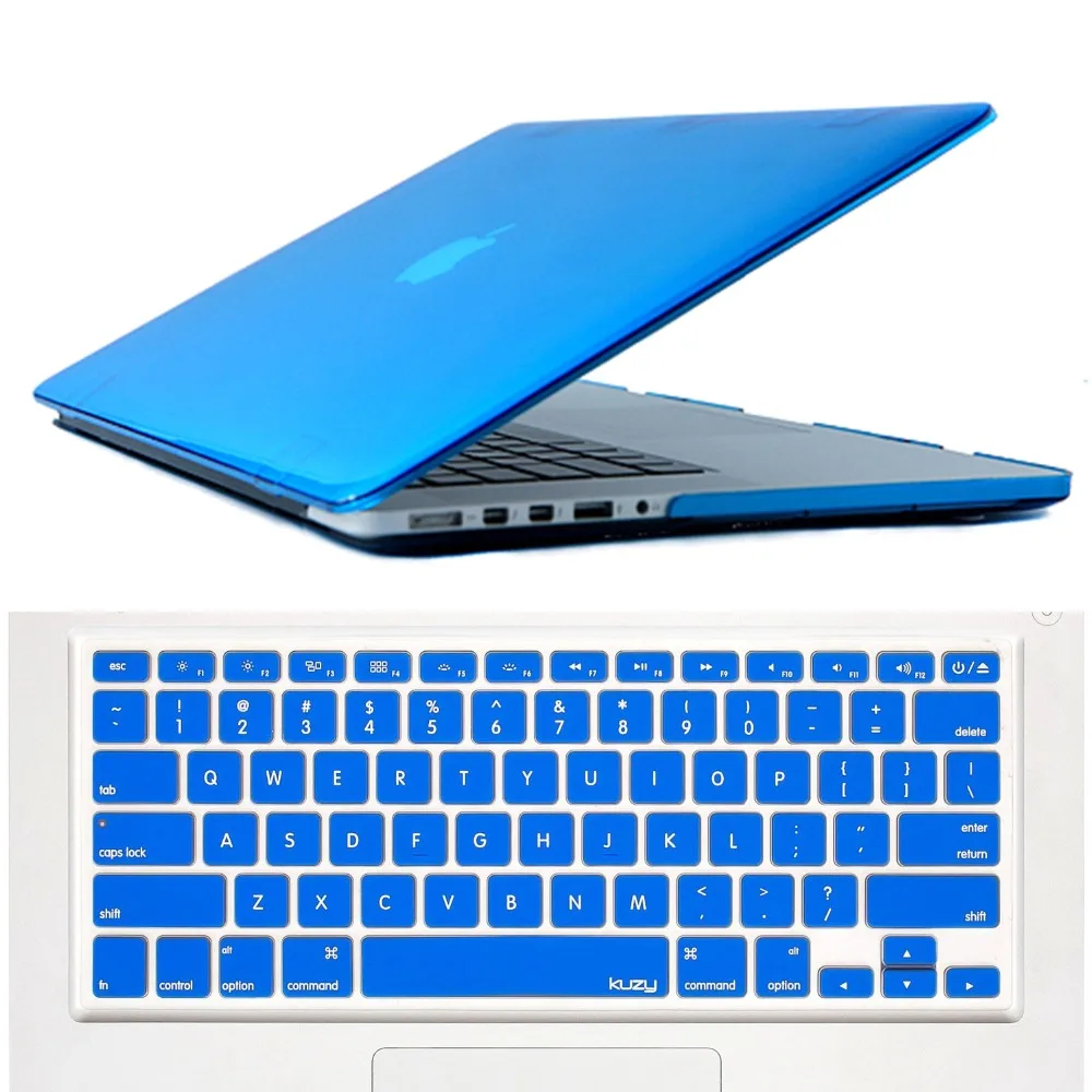 Прозрачный чехол для Macbook Air Pro retina 11 12 13 15 с силиконовой клавиатурой ноутбука Mac Book