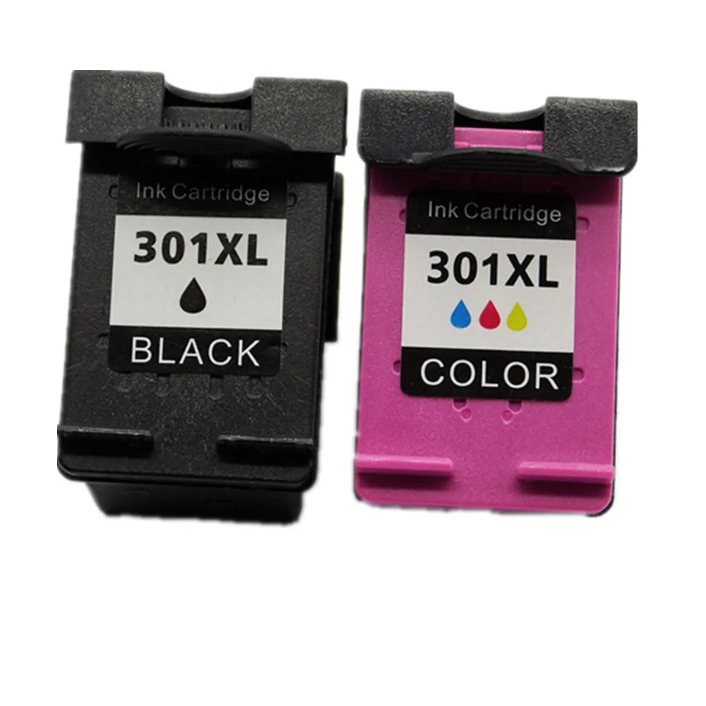 

2x 301 301XL Ink Cartridge For HP HP301 HP301XL Envy 4500 4502 4504 4505 e-All-in-One 5530 5532 5539 Officejet 2620 4630 Printer