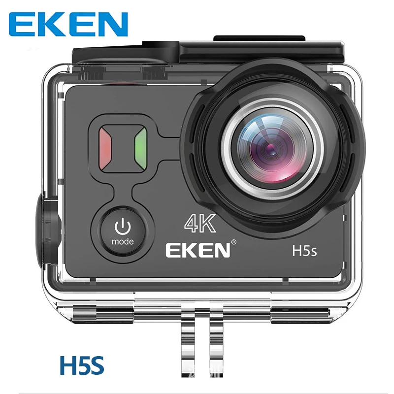 Оригинальная Экшн-камера eken H5S Ambarella A12 с чипом Ultra 4K 30FPS, сенсорный экран, Wifi, спортивная водонепроницаемая камера Go Pro, Спортивная камера